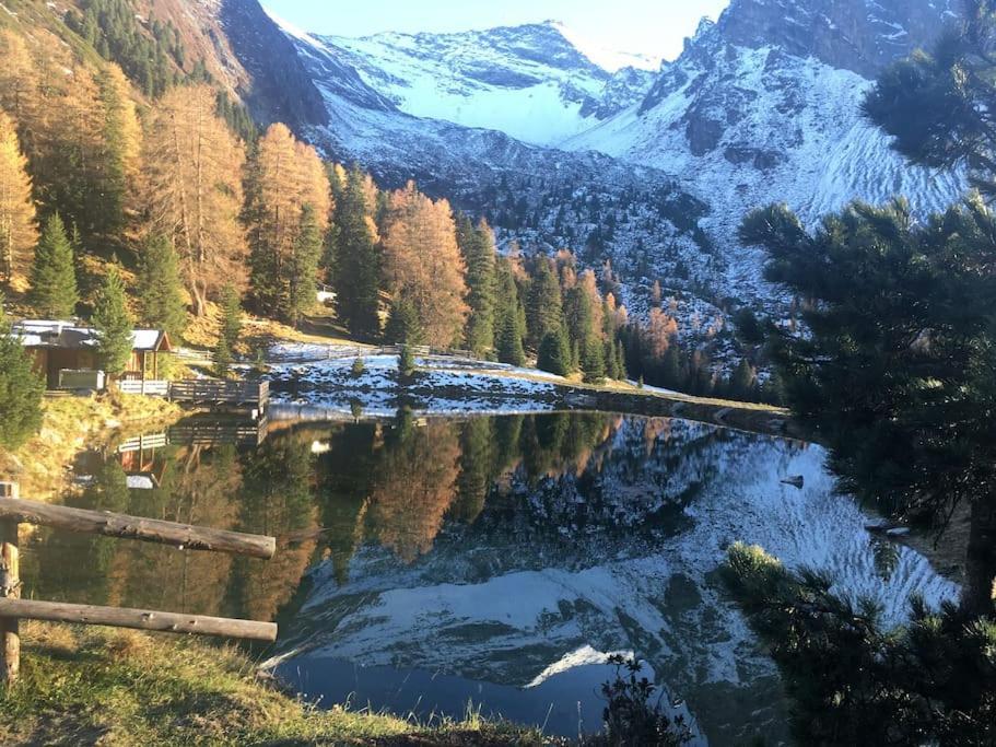 Ferienhaus Zillertal Panorama Blick Balkon Sauna Zellberg Exterior foto