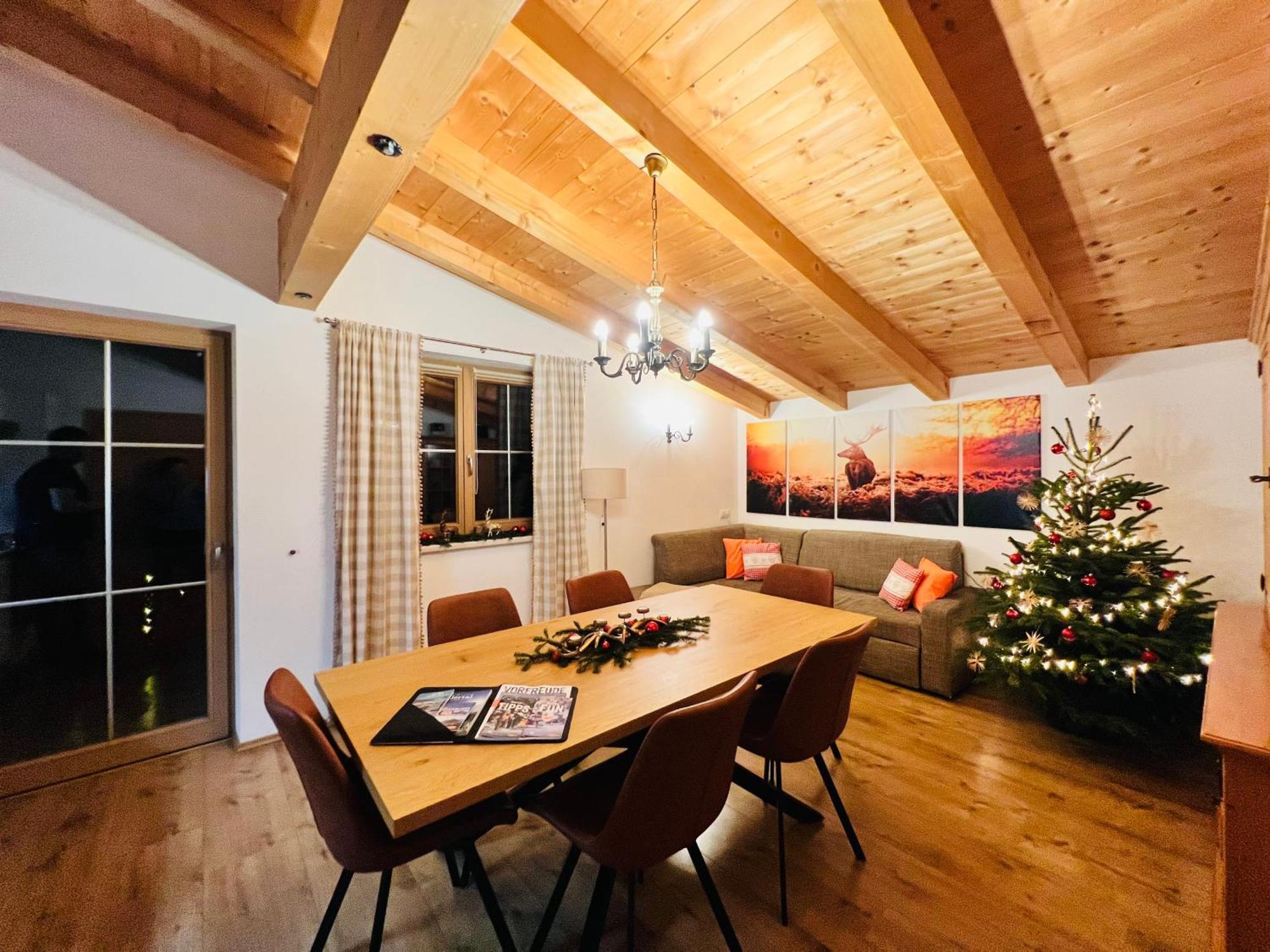 Ferienhaus Zillertal Panorama Blick Balkon Sauna Zellberg Exterior foto